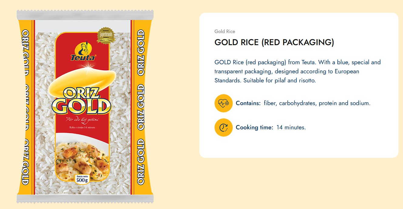 GOLD Rice (red packaging) 1 kg