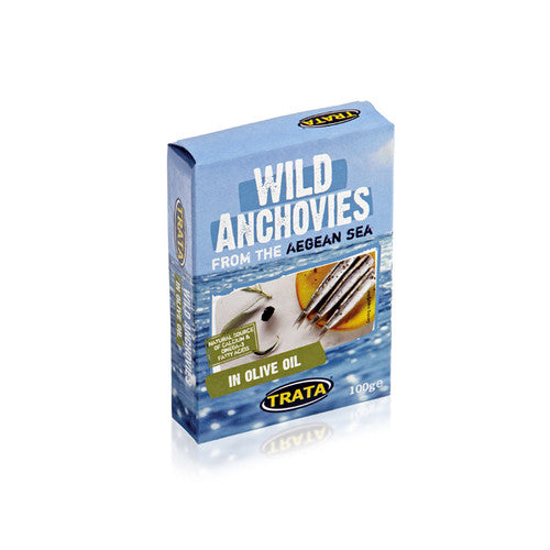 Trata anchovies in olive oil