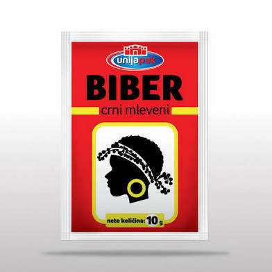 Biber Crni (ground pepper) 10g -Unijapak