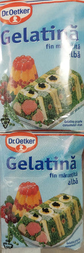 Gelatina fin matuntita alba 10x10 g