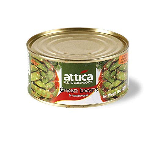 Attica Green Beans in Tomato Sauce 10oz can