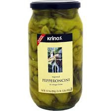 KRINOS Pepperoncini 1lb 14oz jar