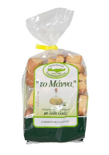 Tsatsaronakis wheat toast with olive oil (kithiron) 500 g