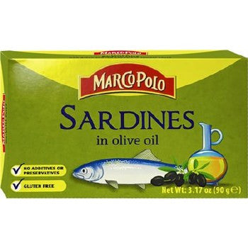 Marco Polo Sardines In Olive Oil 90g