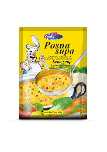 Posna Supa (lean soup) 40g -Unijapak